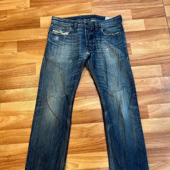 Diesel Safado Jeans (30x32) Blue Dark Wash Denim 0885R Streetwear